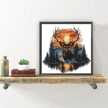 Load image into Gallery viewer, Forest Deer 30*30CM(Canvas) Full Round Drill Diamond Painting