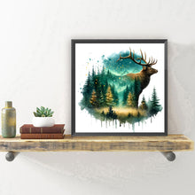 Load image into Gallery viewer, Forest Deer 30*30CM(Canvas) Full Round Drill Diamond Painting
