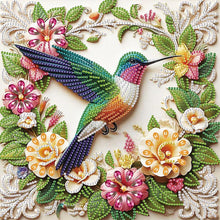 Load image into Gallery viewer, Hummingbird 30*30CM(Canvas) Partial Special Shaped Drill Diamond Painting