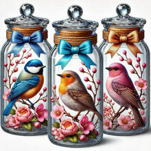 Load image into Gallery viewer, Bottle Bird 40*40CM(Canvas) Full Round Drill Diamond Painting