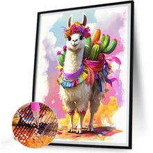 Load image into Gallery viewer, Cactus Alpaca 40*50CM(Canvas) Full Round Drill Diamond Painting