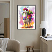Load image into Gallery viewer, Cactus Alpaca 40*50CM(Canvas) Full Round Drill Diamond Painting