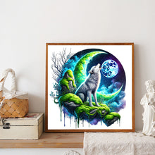 Load image into Gallery viewer, Wolf 30*30CM(Canvas) Full Round Drill Diamond Painting