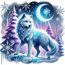 Load image into Gallery viewer, Wolf 30*30CM(Canvas) Full Round Drill Diamond Painting