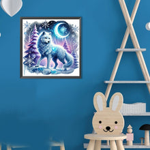 Load image into Gallery viewer, Wolf 30*30CM(Canvas) Full Round Drill Diamond Painting