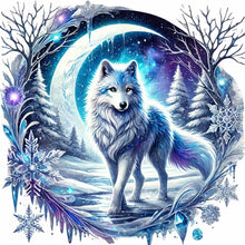 Load image into Gallery viewer, Wolf 30*30CM(Canvas) Full Round Drill Diamond Painting