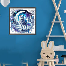 Load image into Gallery viewer, Wolf 30*30CM(Canvas) Full Round Drill Diamond Painting