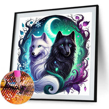 Load image into Gallery viewer, Wolf 30*30CM(Canvas) Full Round Drill Diamond Painting