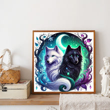 Load image into Gallery viewer, Wolf 30*30CM(Canvas) Full Round Drill Diamond Painting