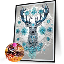 Load image into Gallery viewer, Blue Dream Deer 30*40CM(Canvas) Partial Special Shaped Drill Diamond Painting