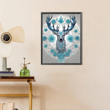 Load image into Gallery viewer, Blue Dream Deer 30*40CM(Canvas) Partial Special Shaped Drill Diamond Painting