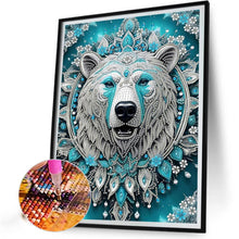 Load image into Gallery viewer, Blue Dream Bear 30*40CM(Canvas) Partial Special Shaped Drill Diamond Painting