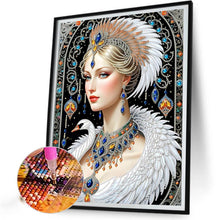 Load image into Gallery viewer, Elegant And Noble Woman 30*40CM(Canvas) Partial Special Shaped Drill Diamond Painting