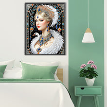 Load image into Gallery viewer, Elegant And Noble Woman 30*40CM(Canvas) Partial Special Shaped Drill Diamond Painting