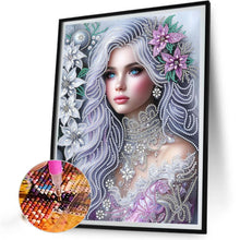 Load image into Gallery viewer, Elegant And Noble Woman 30*40CM(Canvas) Partial Special Shaped Drill Diamond Painting