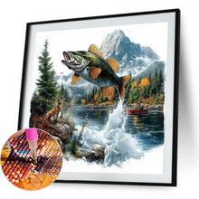Load image into Gallery viewer, Forest Fish 30*30CM(Canvas) Full Round Drill Diamond Painting