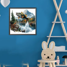 Load image into Gallery viewer, Forest Fish 30*30CM(Canvas) Full Round Drill Diamond Painting