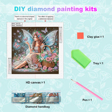 Load image into Gallery viewer, Fairy Girl 30*30CM(Canvas) Partial Special Shaped Drill Diamond Painting