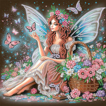 Load image into Gallery viewer, Fairy Girl 30*30CM(Canvas) Partial Special Shaped Drill Diamond Painting