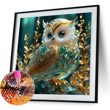Load image into Gallery viewer, Emerald Owl 30*30CM(Canvas) Full Round Drill Diamond Painting