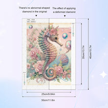 Load image into Gallery viewer, Seahorse 30*40CM(Canvas) Partial Special Shaped Drill Diamond Painting