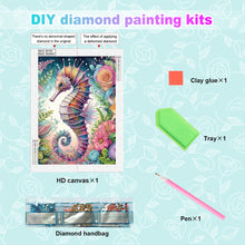 Load image into Gallery viewer, Seahorse 30*40CM(Canvas) Partial Special Shaped Drill Diamond Painting