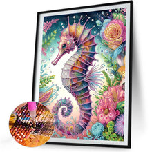 Load image into Gallery viewer, Seahorse 30*40CM(Canvas) Partial Special Shaped Drill Diamond Painting