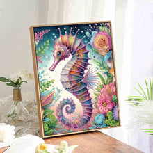 Load image into Gallery viewer, Seahorse 30*40CM(Canvas) Partial Special Shaped Drill Diamond Painting