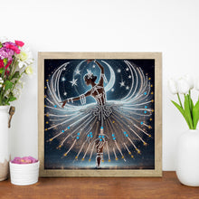 Load image into Gallery viewer, Dancing Girl In A Beautiful Skirt 30*30CM(Canvas) Partial Special Shaped Drill Diamond Painting