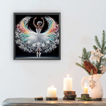 Load image into Gallery viewer, Dancing Girl In A Beautiful Skirt 30*30CM(Canvas) Partial Special Shaped Drill Diamond Painting