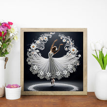 Load image into Gallery viewer, Dancing Girl In A Beautiful Skirt 30*30CM(Canvas) Partial Special Shaped Drill Diamond Painting