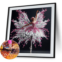 Load image into Gallery viewer, Dancing Girl In A Beautiful Skirt 30*30CM(Canvas) Partial Special Shaped Drill Diamond Painting