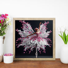 Load image into Gallery viewer, Dancing Girl In A Beautiful Skirt 30*30CM(Canvas) Partial Special Shaped Drill Diamond Painting