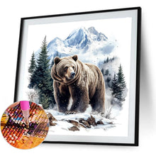 Load image into Gallery viewer, Forest Bear 30*30CM(Canvas) Full Round Drill Diamond Painting