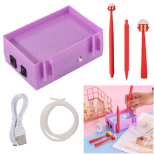 Load image into Gallery viewer, Electric Diamond Painting Pen Vacuum Suction Pen for Diamond Art (Purple A)