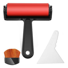 Load image into Gallery viewer, 3 Pack Diamond Painting Supplies with Red Diamond Roller Scraper and Small Brush