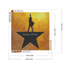 Load image into Gallery viewer, Hamilton (Musical) 40*40CM(Canvas) Full Round Drill Diamond Painting