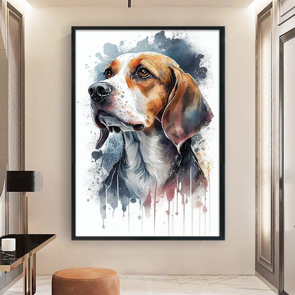 Dog - Full 11CT Stamped Cross Stitch 40x60CM - Huacan