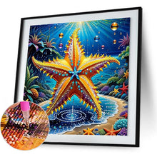 Load image into Gallery viewer, Starfish 30*30CM(Canvas) Partial Special Shaped Drill Diamond Painting