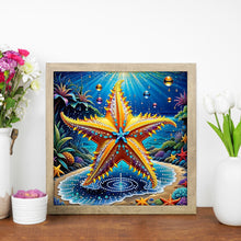 Load image into Gallery viewer, Starfish 30*30CM(Canvas) Partial Special Shaped Drill Diamond Painting