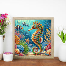 Load image into Gallery viewer, Seahorse 30*30CM(Canvas) Partial Special Shaped Drill Diamond Painting
