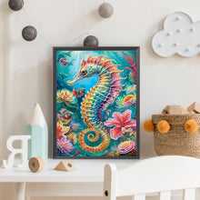 Load image into Gallery viewer, Seahorse 30*40CM(Canvas) Partial Special Shaped Drill Diamond Painting