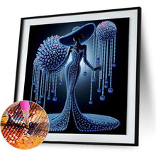 Load image into Gallery viewer, Elegant Lady-Woman 30*30CM(Canvas) Partial Special Shaped Drill Diamond Painting