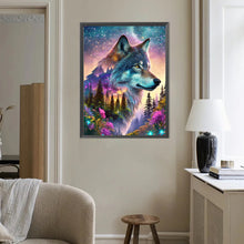 Load image into Gallery viewer, Wolf 40*50CM(Canvas) Full Round Drill Diamond Painting