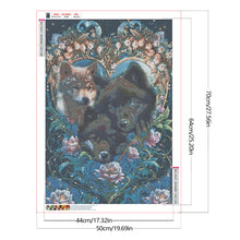 Load image into Gallery viewer, Wolf 50*70CM(Canvas) Full Round Drill Diamond Painting