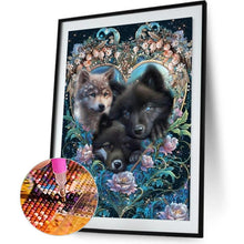 Load image into Gallery viewer, Wolf 50*70CM(Canvas) Full Round Drill Diamond Painting
