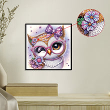 Load image into Gallery viewer, Cartoon Owl 30*30CM(Canvas) Partial Special Shaped Drill Diamond Painting