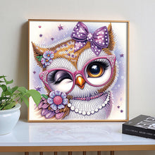 Load image into Gallery viewer, Cartoon Owl 30*30CM(Canvas) Partial Special Shaped Drill Diamond Painting