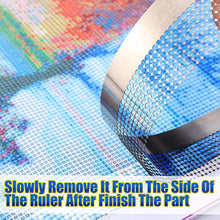 Load image into Gallery viewer, 3Pcs Diamond Painting Ruler with 3 Corrector Tools (400 800 1020 Blank Grids)