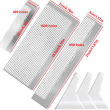 Load image into Gallery viewer, 3Pcs Diamond Painting Ruler with 3 Corrector Tools (400 800 1020 Blank Grids)